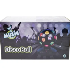 Music Diskokugle - 10 cm - sort