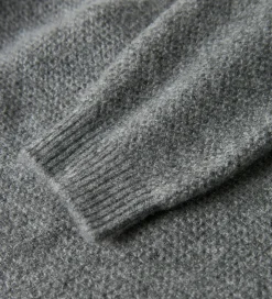 Name it Bluse - Strik - NkfSanie - Grey Melange