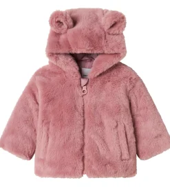 Name It Jakke - Imiteret Pels - NbfMila - Lilas