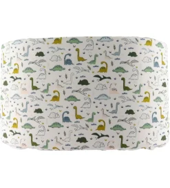 Nørgaard Madsens Sengerand - Hvid m. Dinosaur