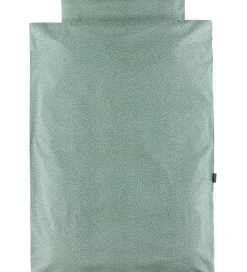 Nørgaard Madsens Sengetøj - Voksen - Dusty Green m. Prikker
