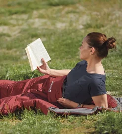 Outwell Sovepose - Contour Lux - Rød