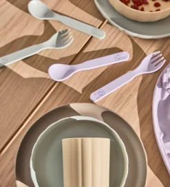 OYOY Børnebestik - Bioplast - 2 Dele - Pullo - Lavender