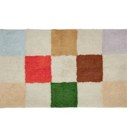 OYOY Gulvtæppe - Chess Rug - 80x48 cm - Multi