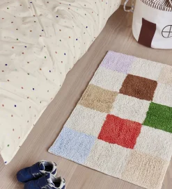 OYOY Gulvtæppe - Chess Rug - 80x48 cm - Multi