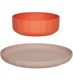 OYOY Spisesæt - Bioplast - 2 dele - Pullo - Rose/Apricot