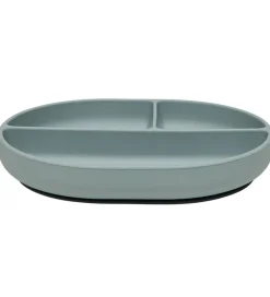 OYOY Tallerken - Enkei Suction - Silikone - Dusty Blue