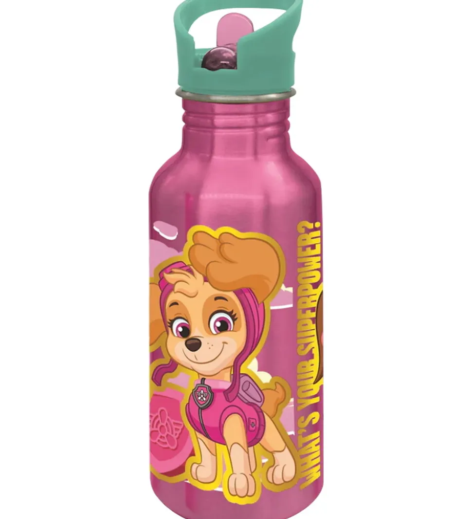 Paw Patrol Drikkedunk - Paw Girl - 545 ml - Aluminum - Pink