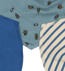 Petit Piao Savlesmække - Rib - Modal - 3-pak - Beetle