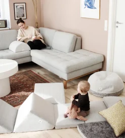 Pine Cone Foldemadras - 45x140 cm - Triangle - Happy Play - Sky