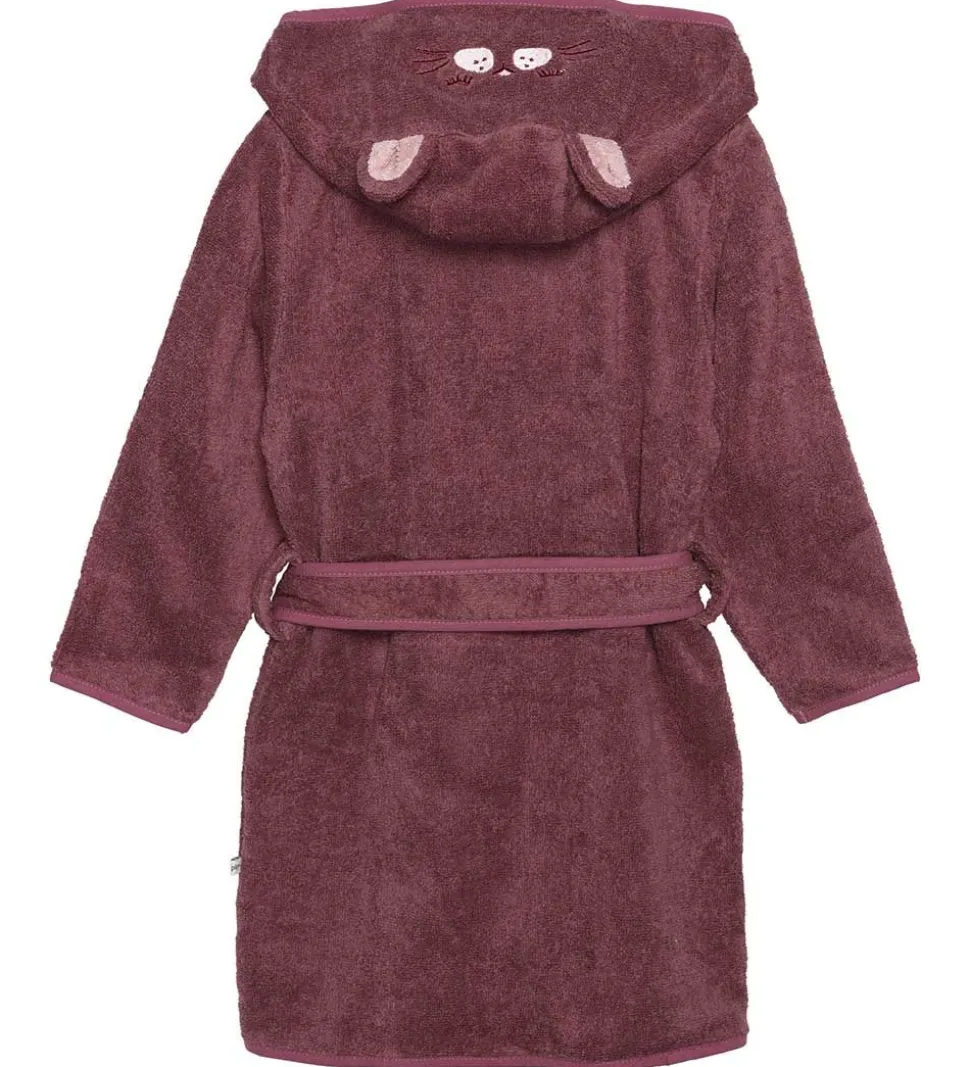 Pippi Baby Badekåbe - Old Rose m. Kat