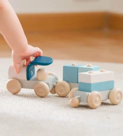 PlanToys Trælegetøj - Stable-Tog - Træ