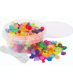 Playbox Perler - Transparente Blandet Perler - 180 Stk