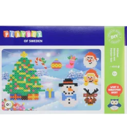 Playbox Perlesæt - 4000 stk. - Julemotiver