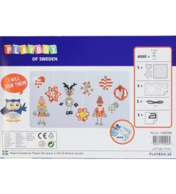 Playbox Perlesæt - 4000 stk. - Julepynt