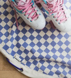 Play&Go Legetøjstæppe - Ø140 cm - Vichy Purple