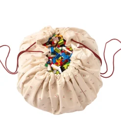 Play&Go Legetøjstæppe - Ø140 cm - Cherry Cherry