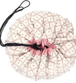 Play&Go Legetøjstæppe - Ø140 cm - Geo Coral