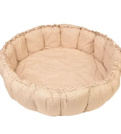 Play&Go Legetæppe - 3-i-1 - Ø130 cm - Bloom Stripes Brown