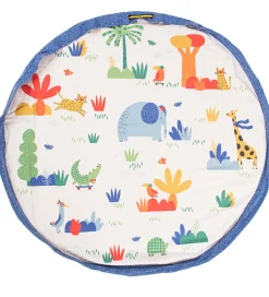 Play&Go x Moulin Roty Legetøjstæppe - Ø140 cm - Les Toupitis