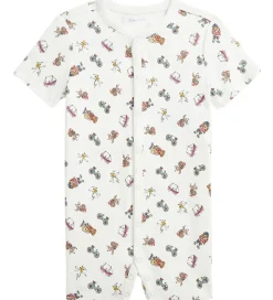 Polo Ralph Lauren Sommedragt - Hvid m. Print