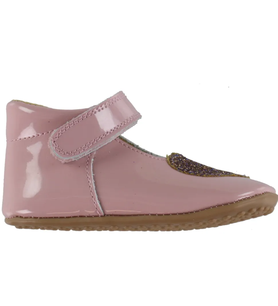 Pom Pom Ballerina Hjemmesko - Beginners Heart - Dusty Rose Peten