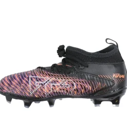 Puma Fodboldstøvler - Future 8 Match FG/AG Jr - Sort/Hvid/Glowin