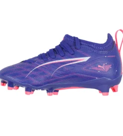 Puma Fodboldstøvler - Ultra 5 Match FG/AG Jr - Lapis Lazuli/Hvid