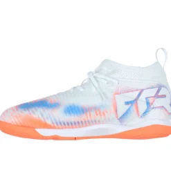 Puma Indendørssko - Future 8 Match IT+Mid - White/Puma Black/Glo