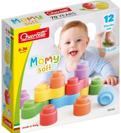Quercetti Byggeklodser - 12 stk. - Momy Soft - 04141