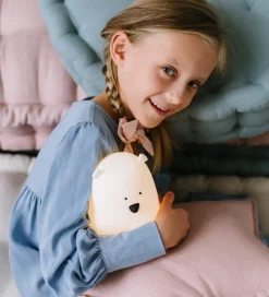 Rabbit & Friends Lampe - Stor Bjørn m. Fjernbetjening - 11x17 cm