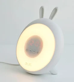 Rabbit & Friends Vækkeur m. Lys - 20x15x6 cm - Wake Up - Grøn