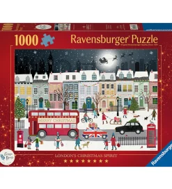 Ravensburger Puslespil - 1000 Brikker - London's Christmas Spiri
