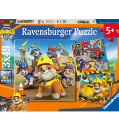 Ravensburger Puslespil - 3x49 Brikker - Rubble & Crew