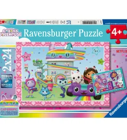 Ravensburger Puslespil - 2x24 Brikker - Gabby's Dollhouse