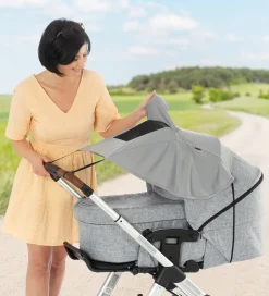 Reer Solsejl Til Barnevogn - UV50+ - Grå