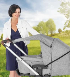 Reer Solsejl Til Barnevogn - UV50+ - Grå