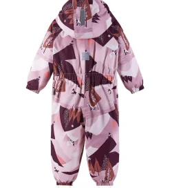 Reima Flyverdragt - Puhuri - Grey Pink m. Print