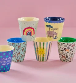 Rice Kopper - Melamin - 6 stk. - 250 ml - Multi/Funky Prints