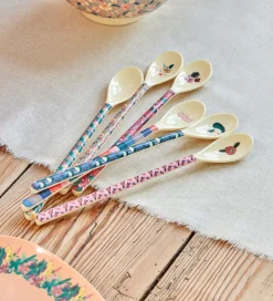 Rice Ske - Melamin - Latte - Blå/Swan Lake