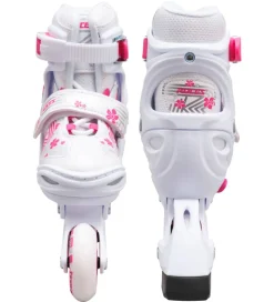 Roces Rulleskøjter - Jokey 3.0 Girl - Hvid/Pink - Inliner