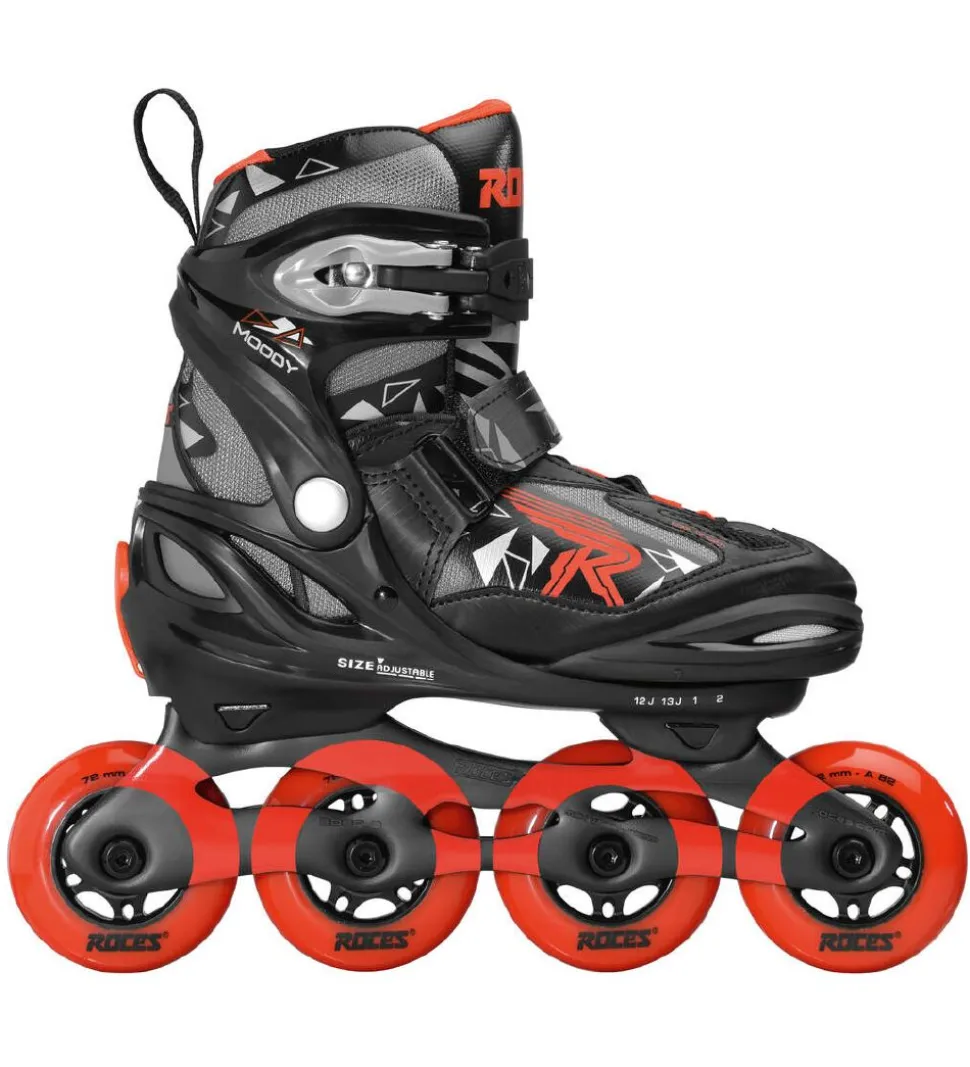 Roces Rulleskøjter - Moody Boy TIF - Sort/Rød - Inliner