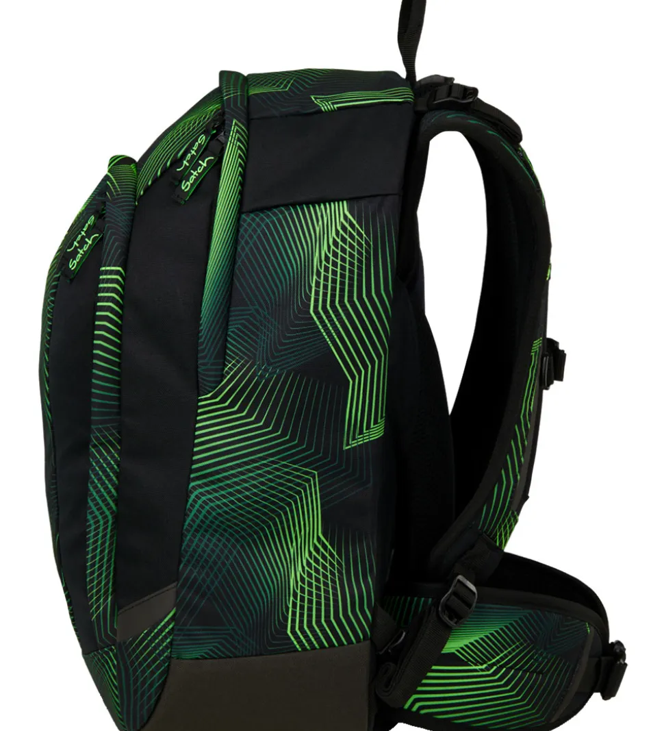 Satch Skoletaske - Air - Seismic Green