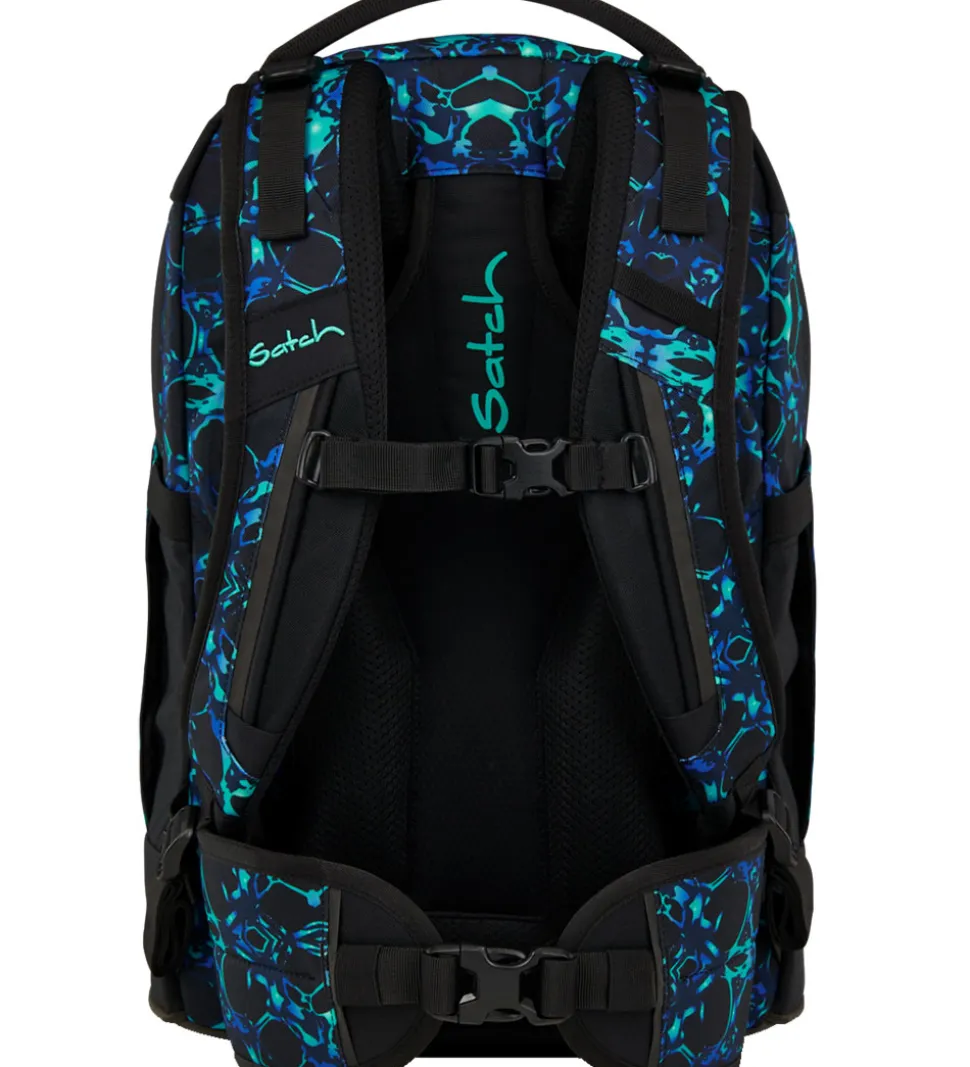 Satch Skoletaske - Pack - Caleido Blue