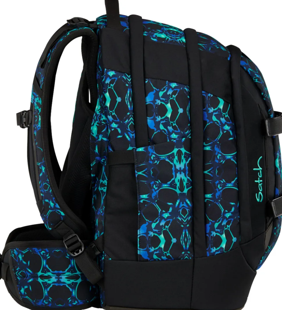 Satch Skoletaske - Pack - Caleido Blue