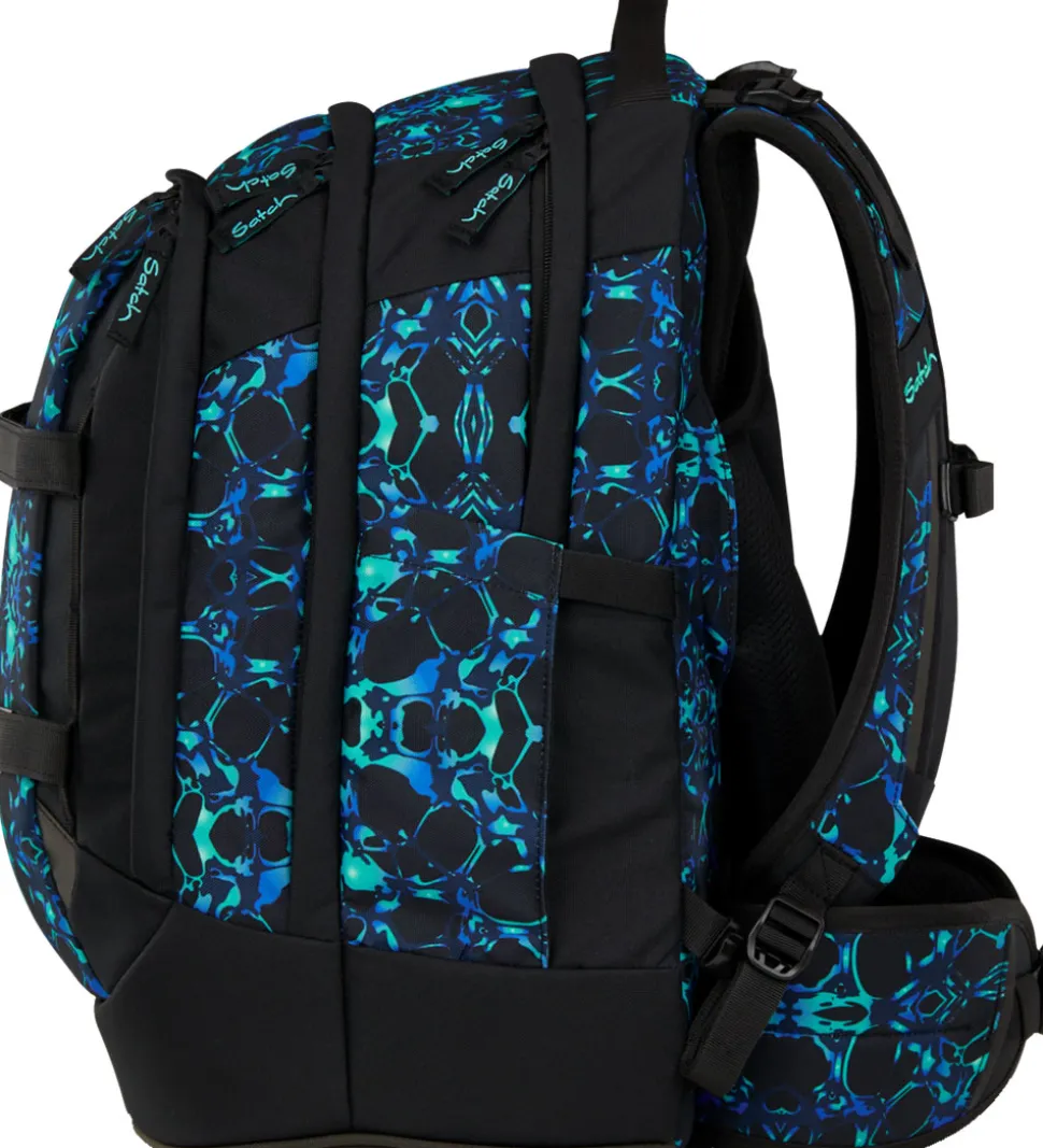 Satch Skoletaske - Pack - Caleido Blue
