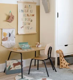 Sebra Bord - Oakee - 50x70x45 cm - Træ/Sort