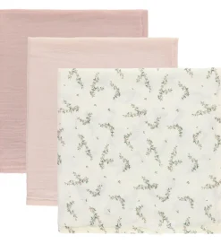 Sebra Stofbleer - 3-Pak - 75x75 cm - Rose