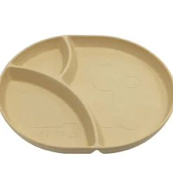 Sebra Tallerken - Bioplast - 3 Rum - Mums - Wheat Yellow