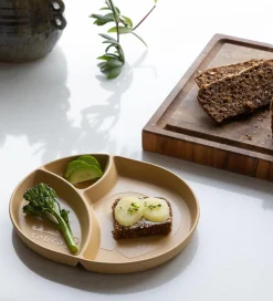 Sebra Tallerken - Bioplast - 3 Rum - Mums - Wheat Yellow